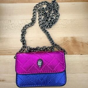 Geiger Stylish Pink and Blue Quilted Bag SOLD OUT